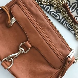 Rebecca Minkoff cross body purse- camel
